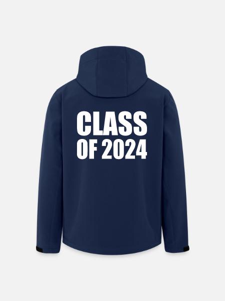 Class of 2024 - Men’s Recycled Softshell Jacket by Stanley/Stella - navy