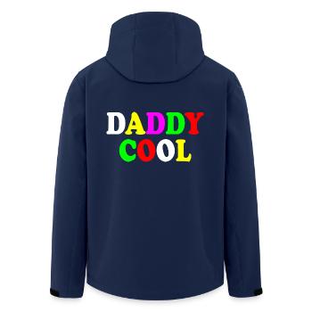 Daddy cool - Men’s Recycled Softshell Jacket by Stanley/Stella - navy - Back - AI Model Male 185 light (185cm)