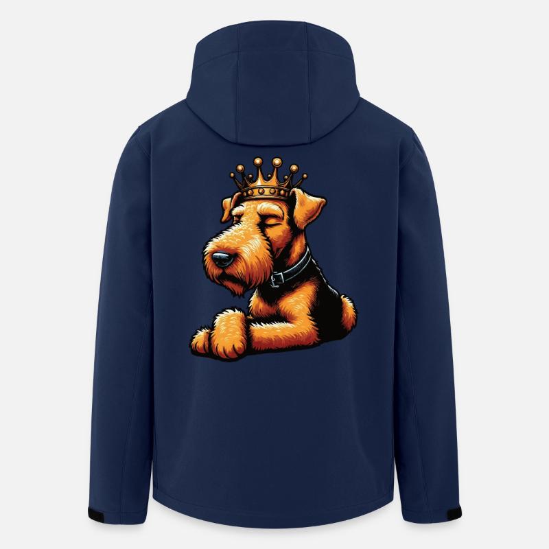 Airedale Terrier Airedales Airedaleliebhaber - Recycelte Männer Softshell-Jacke von Stanley/Stella - Navy