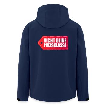 Nicht Deine Preisklasse Liga Sexy Preis Topmodel - Recycelte Männer Softshell-Jacke von Stanley/Stella - Navy - Hinten - AI Model Male 185 light (185cm)