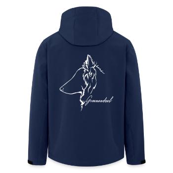 GROENENDAEL Profil Chiens Wilsigns - Veste softshell homme en polyester recyclé Stanley/Stella - marine - Dos - AI Model Male 185 light (185cm)