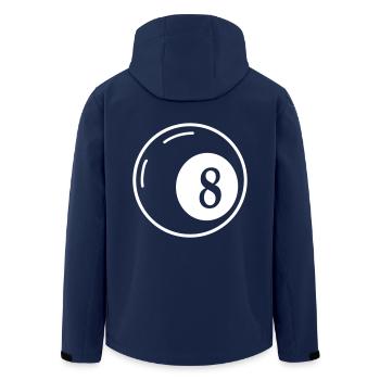 n°8 - Veste softshell homme en polyester recyclé Stanley/Stella - marine - Dos - AI Model Male 185 light (185cm)