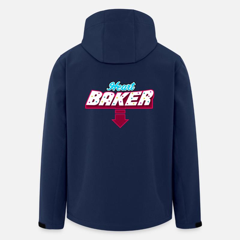Heart-Baker - Recycelte Männer Softshell-Jacke von Stanley/Stella - Navy