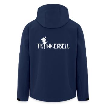 Trinkerbell - Recycelte Männer Softshell-Jacke von Stanley/Stella - Navy - Hinten - AI Model Male 185 light (185cm)