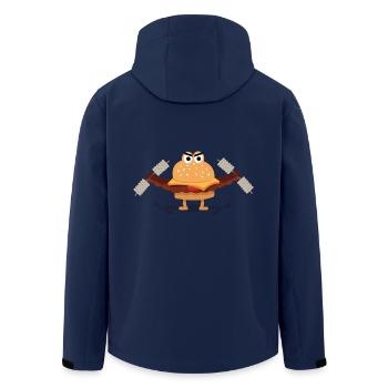 Burger builder - Veste softshell homme en polyester recyclé Stanley/Stella - marine - Dos - AI Model Male 185 light (185cm)