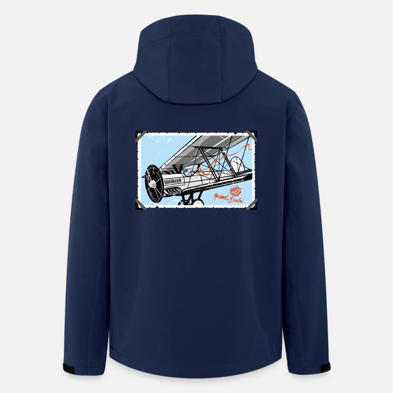 Doppeldecker - Recycelte Männer Softshell-Jacke von Stanley/Stella - Navy