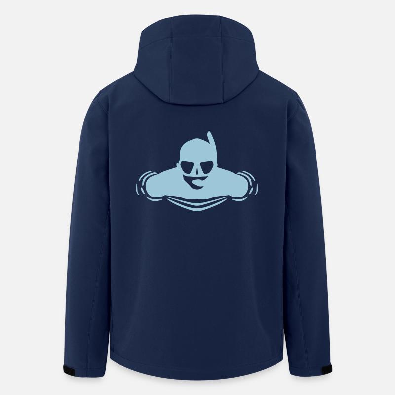 Unterwasserjäger - Recycelte Männer Softshell-Jacke von Stanley/Stella - Navy