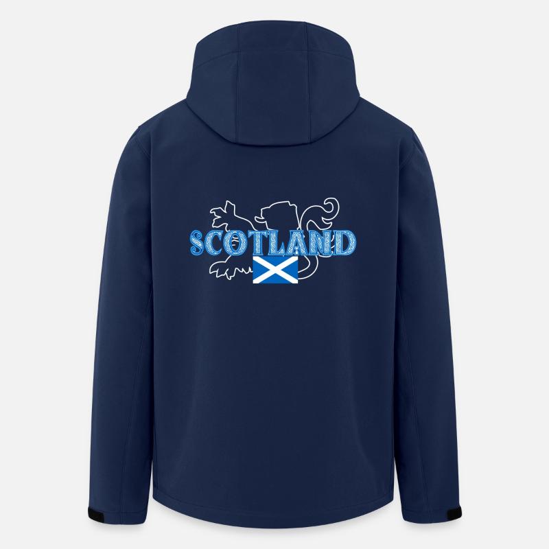 Schottland - Recycelte Männer Softshell-Jacke von Stanley/Stella - Navy