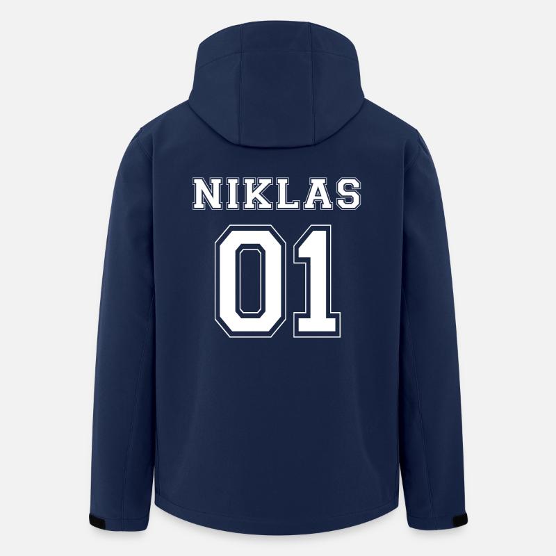 Niklas 01 - édition blanche - Veste softshell homme en polyester recyclé Stanley/Stella - marine