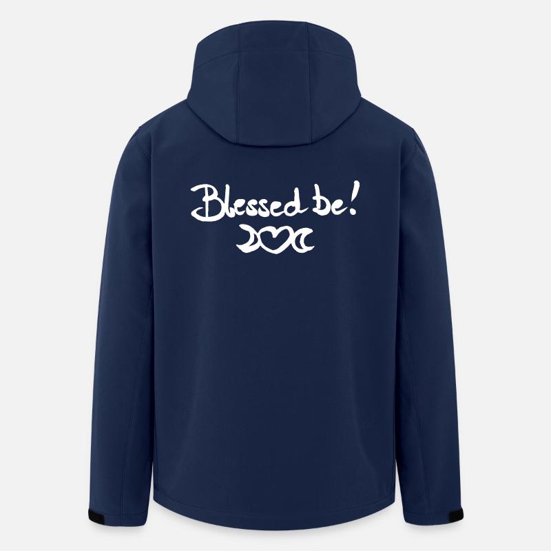 Blessed Be! - Men’s Recycled Softshell Jacket Discoverer by Stanley/Stella - navy