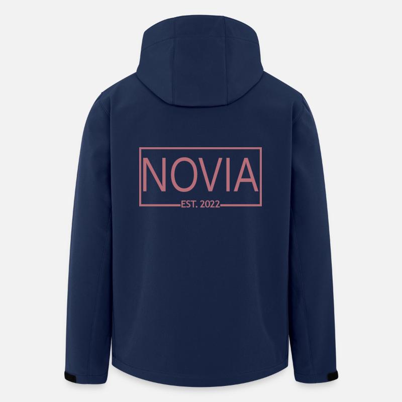 2022 Verlobung Brautdusche Hochzeit - Recycelte Männer Softshell-Jacke von Stanley/Stella - Navy
