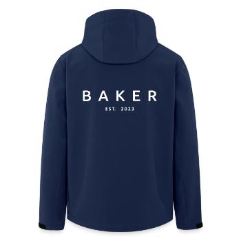 Baker Est. 2023 Absolvent Konditorei Backen Student - Recycelte Männer Softshell-Jacke von Stanley/Stella - Navy - Hinten - AI Model Male 185 light (185cm)