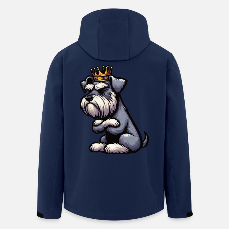 Schnauzer géant Schnauzer Propriétaire de Schnauzer - Veste softshell homme en polyester recyclé Stanley/Stella - marine