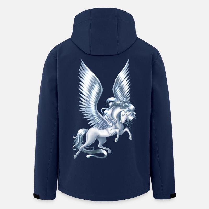 Pegasus Floating - Men’s Recycled Softshell Jacket by Stanley/Stella - navy