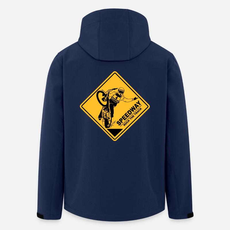 Speedway - Recycelte Männer Softshell-Jacke von Stanley/Stella - Navy