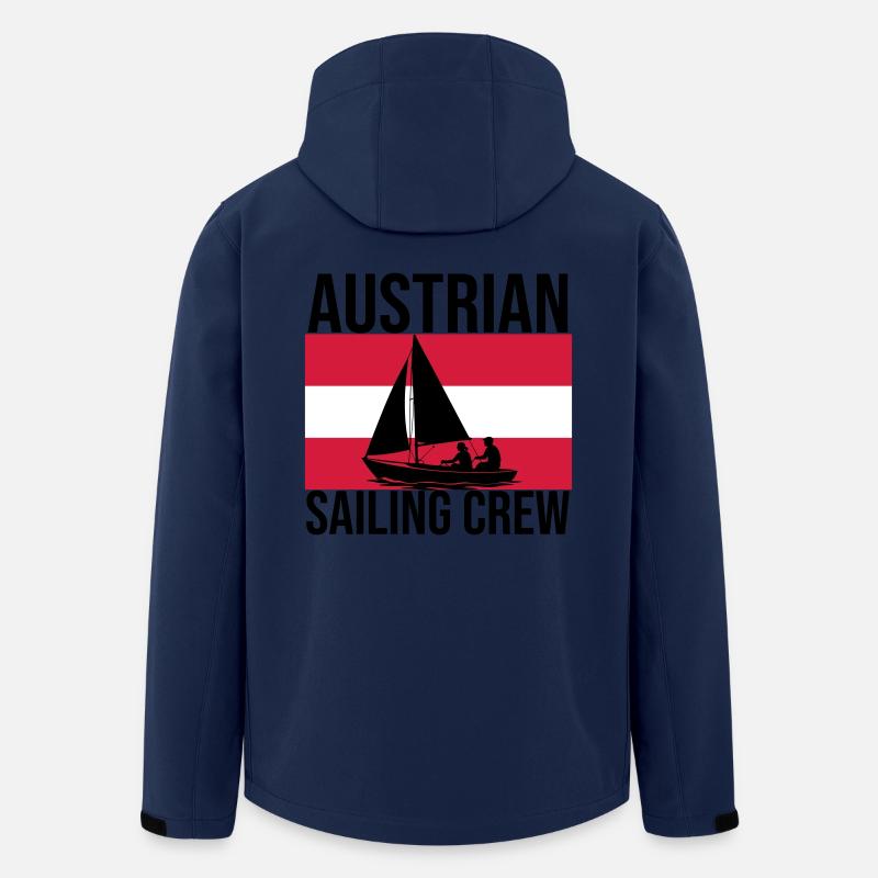 Austrian Sailing Crew Sailing Shirt - Men’s Recycled Softshell Jacket by Stanley/Stella - navy