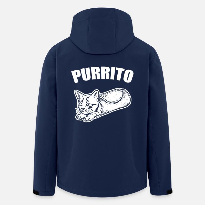 Purrito - Recycelte Männer Softshell-Jacke von Stanley/Stella - Navy