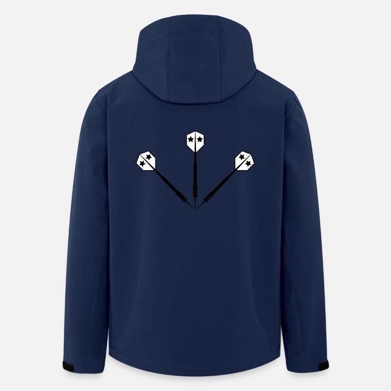 Fléchettes Dart 2c fléchettes - Veste softshell homme en polyester recyclé Stanley/Stella - marine