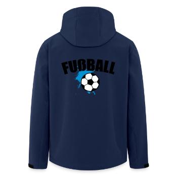 Fußball Soccer Splash 3c - Recycelte Männer Softshell-Jacke von Stanley/Stella - Navy - Hinten - AI Model Male 185 light (185cm)