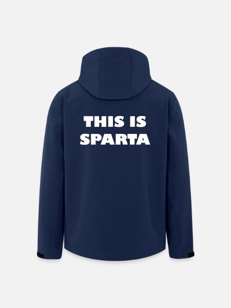 This is Sparta - Recycelte Männer Softshell-Jacke von Stanley/Stella - Navy