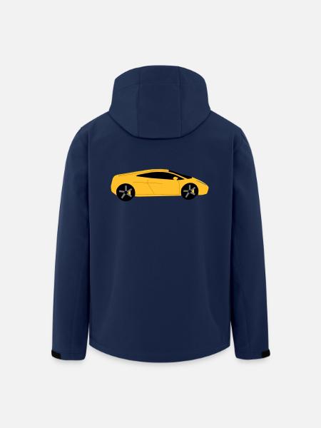 Car Auto Sportwagen Fahrzeug - Recycelte Männer Softshell-Jacke von Stanley/Stella - Navy