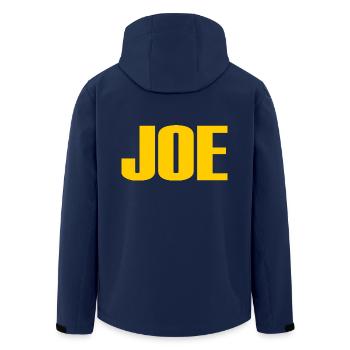 Joe - Recycelte Männer Softshell-Jacke von Stanley/Stella - Navy - Hinten - AI Model Male 185 light (185cm)