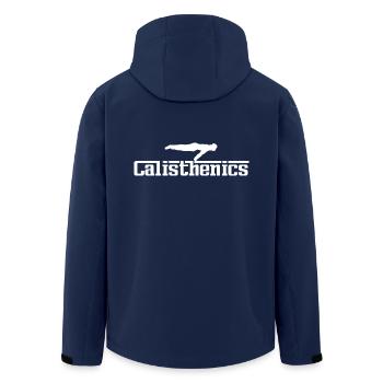 gymnastique suédoise - Veste softshell homme en polyester recyclé Stanley/Stella - marine - Dos - AI Model Male 185 light (185cm)