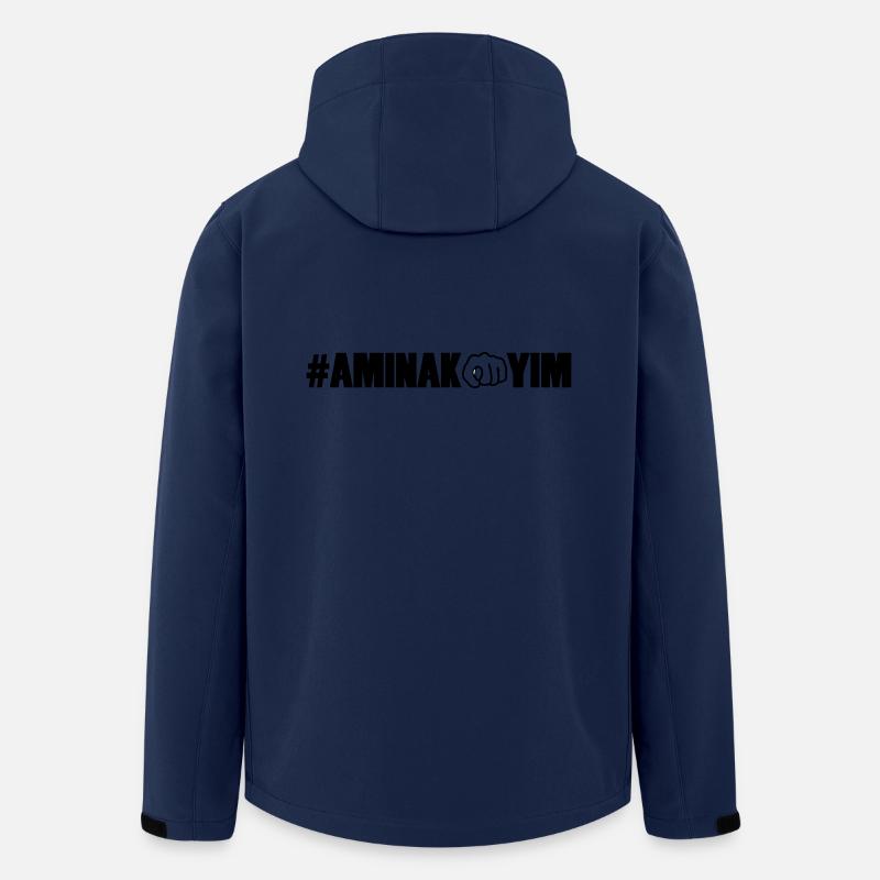 Aminakoyim - Recycelte Männer Softshell-Jacke von Stanley/Stella - Navy