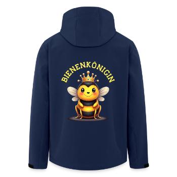 Bienenkönigin Biene Kostüm süß Bienen Insekt - Recycelte Männer Softshell-Jacke von Stanley/Stella - Navy - Hinten - AI Model Male 185 light (185cm)