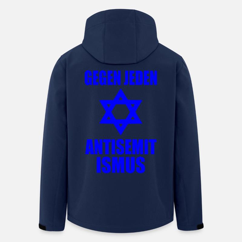 Gegen jeden antisemitismus - Recycelte Männer Softshell-Jacke von Stanley/Stella - Navy