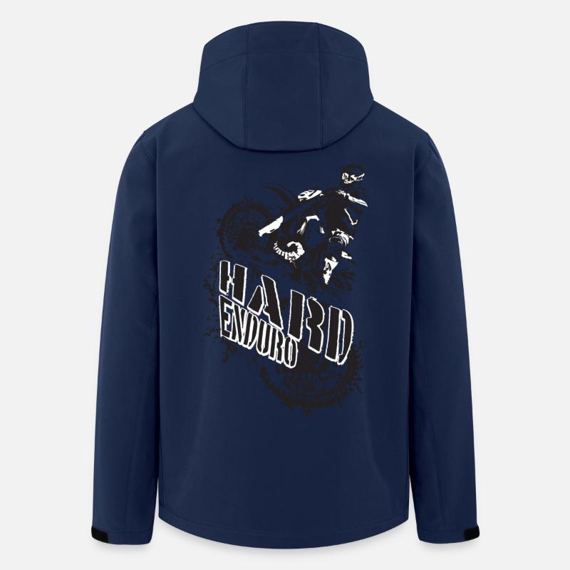 Hartes Enduro - Recycelte Männer Softshell-Jacke von Stanley/Stella - Navy