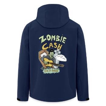 zombie cash - Veste softshell homme en polyester recyclé Stanley/Stella - marine - Dos - AI Model Male 185 light (185cm)