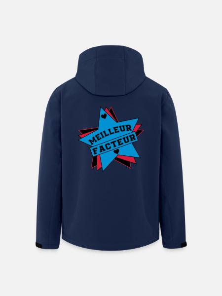 BEST FACTOR - Men’s Recycled Softshell Jacket by Stanley/Stella - navy
