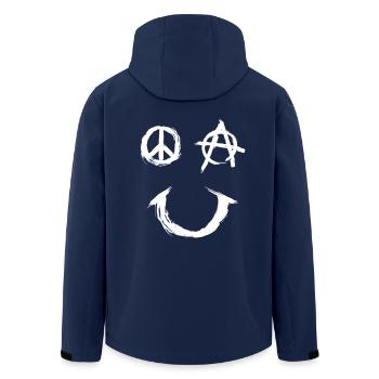 Pace Anarchie Smiley - Veste softshell homme en polyester recyclé Stanley/Stella - marine - Dos - AI Model Male 185 light (185cm)