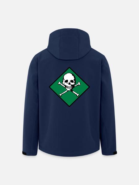 Skull and bones - Men’s Recycled Softshell Jacket by Stanley/Stella - navy