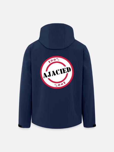 Ajaciet - Veste softshell homme en polyester recyclé Stanley/Stella - marine