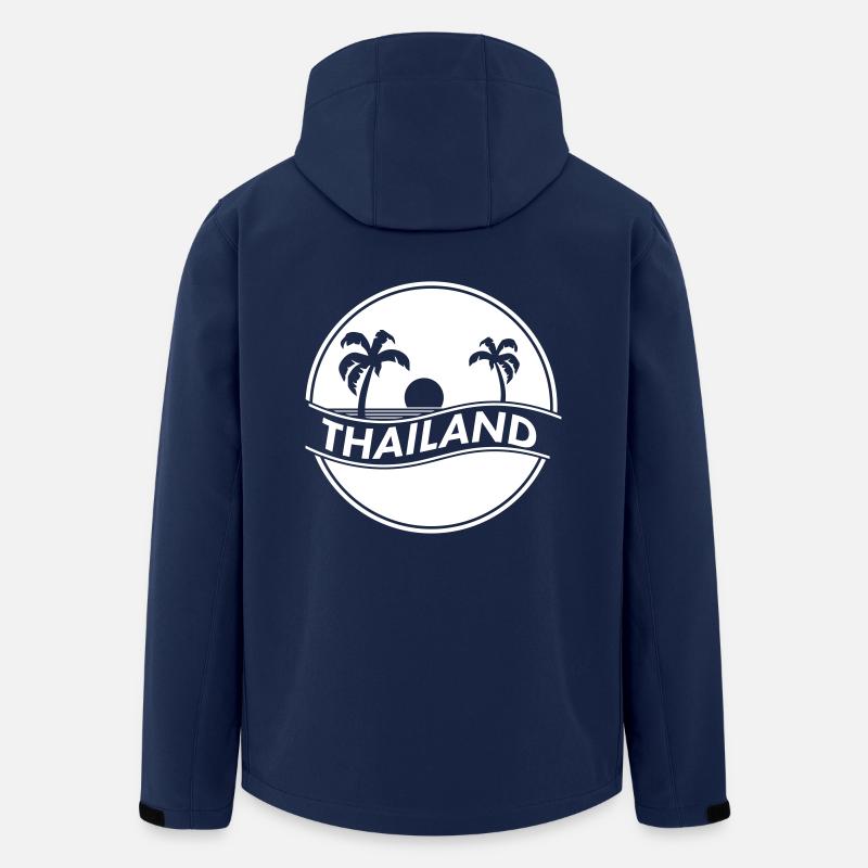 Thailand - Recycelte Männer Softshell-Jacke von Stanley/Stella - Navy