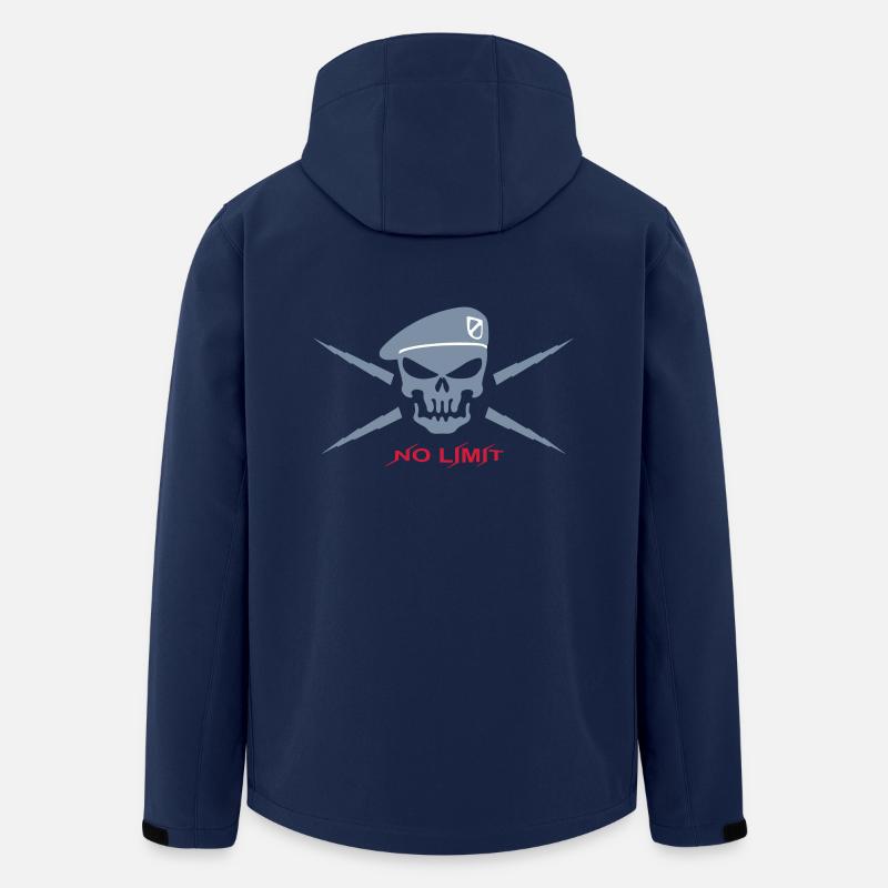 Tete de mort beret 2 - Veste softshell homme en polyester recyclé Stanley/Stella - marine
