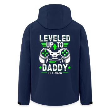 Promoted to dad in 2025 - Men’s Recycled Softshell Jacket by Stanley/Stella - navy - Back - AI Model Male 185 light (185cm)