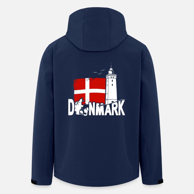 Rubjerg Knude Danemark Tourisme - Veste softshell homme en polyester recyclé Stanley/Stella - marine