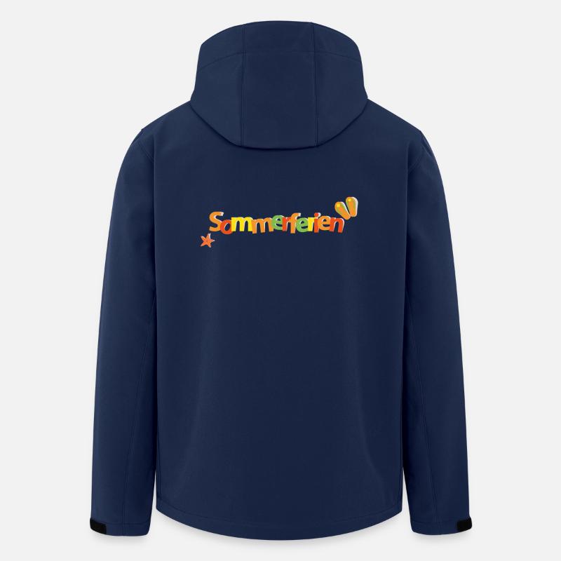 Sommerferien - Recycelte Männer Softshell-Jacke von Stanley/Stella - Navy