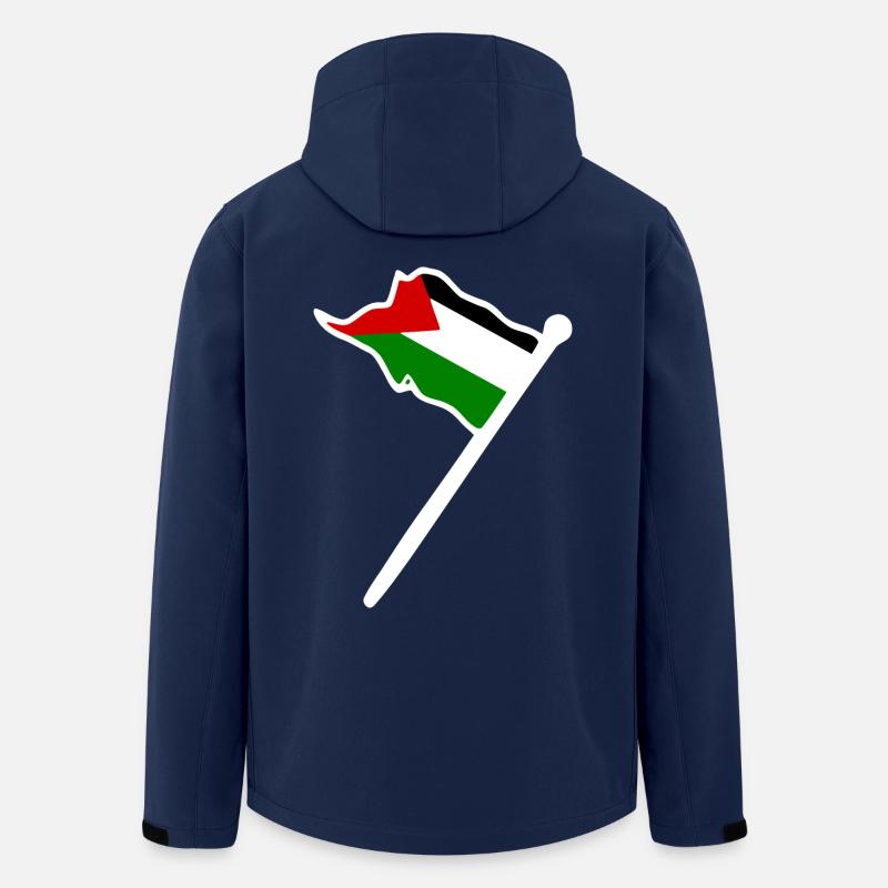 Free palestine - Recycelte Männer Softshell-Jacke von Stanley/Stella - Navy