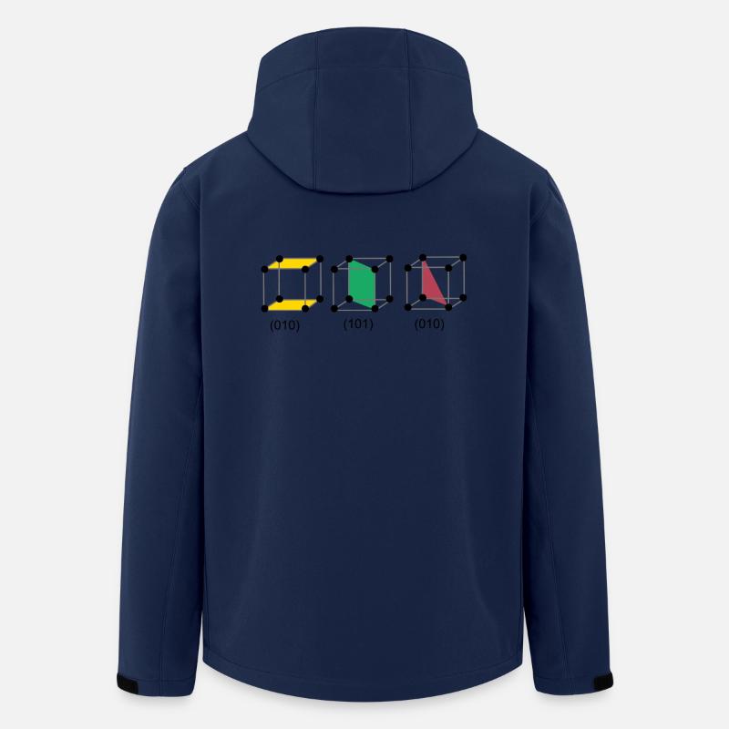 kristallgitter - Recycelte Männer Softshell-Jacke von Stanley/Stella - Navy