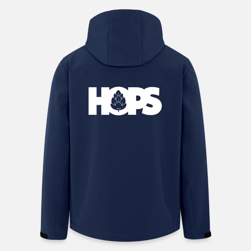 hops - Recycelte Männer Softshell-Jacke von Stanley/Stella - Navy
