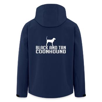 BLACK AND TAN COONHOUND Chiens de race de chiens Wilsigns - Veste softshell homme en polyester recyclé Stanley/Stella - marine - Dos - AI Model Male 185 light (185cm)