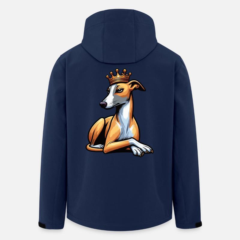 Whippet Windhund Whippets Windhundbesitzer - Recycelte Männer Softshell-Jacke von Stanley/Stella - Navy