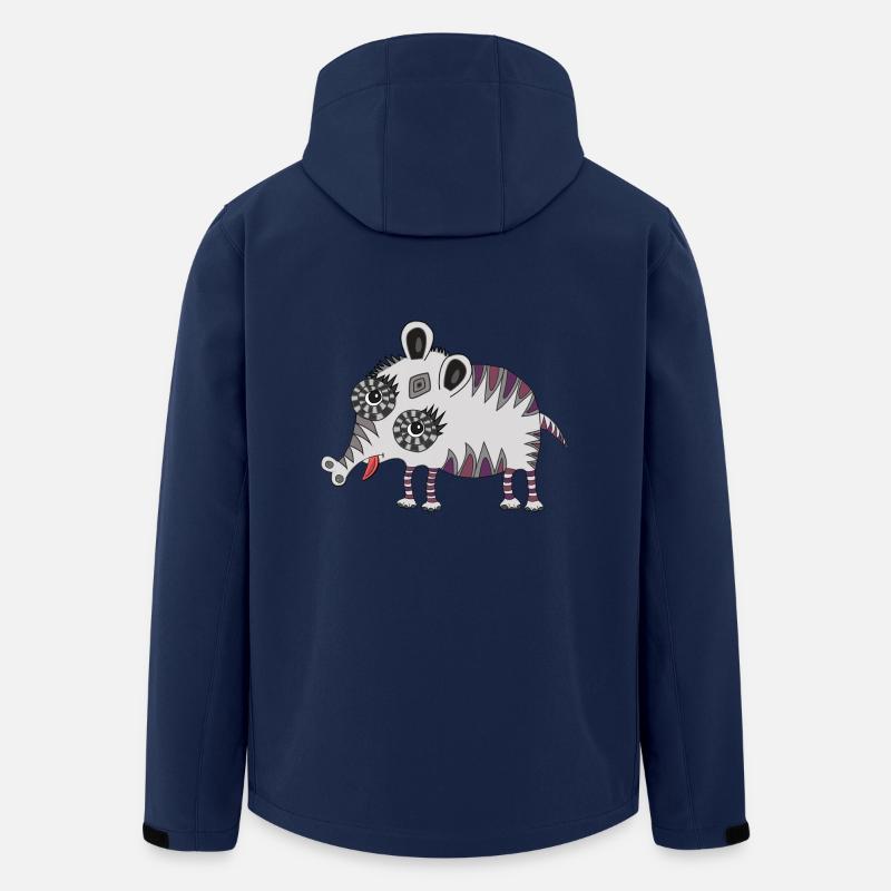 kleine Monster - Recycelte Männer Softshell-Jacke von Stanley/Stella - Navy