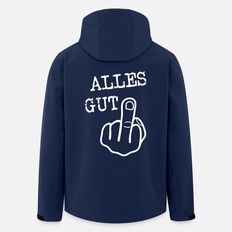 Alles gut - Recycelte Männer Softshell-Jacke von Stanley/Stella - Navy