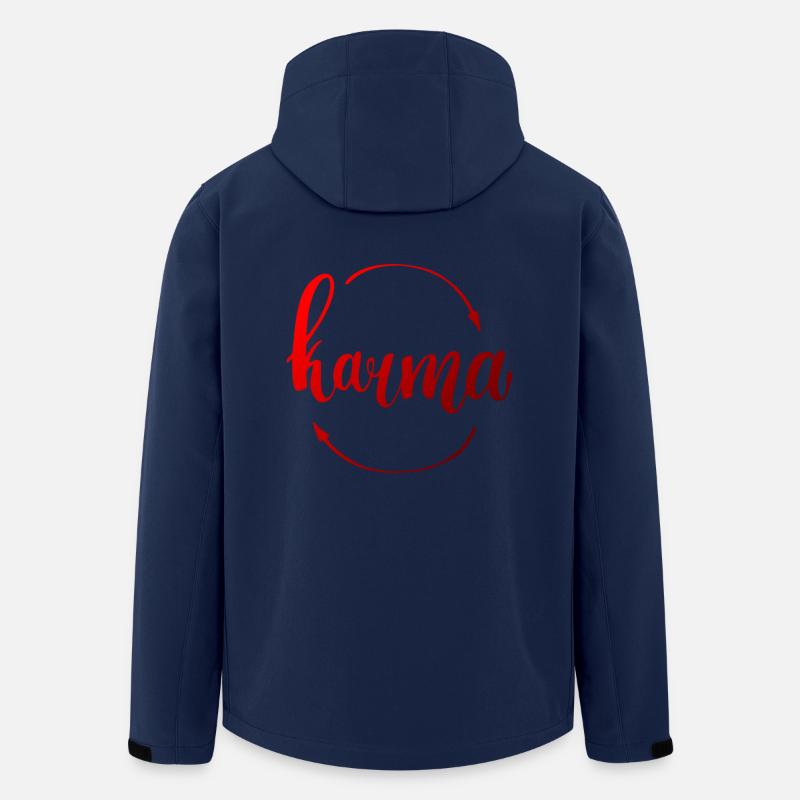 KARMA - Recycelte Männer Softshell-Jacke von Stanley/Stella - Navy