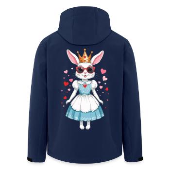 Mignon Lapins Princesse - Veste softshell homme en polyester recyclé Stanley/Stella - marine - Dos - AI Model Male 185 light (185cm)